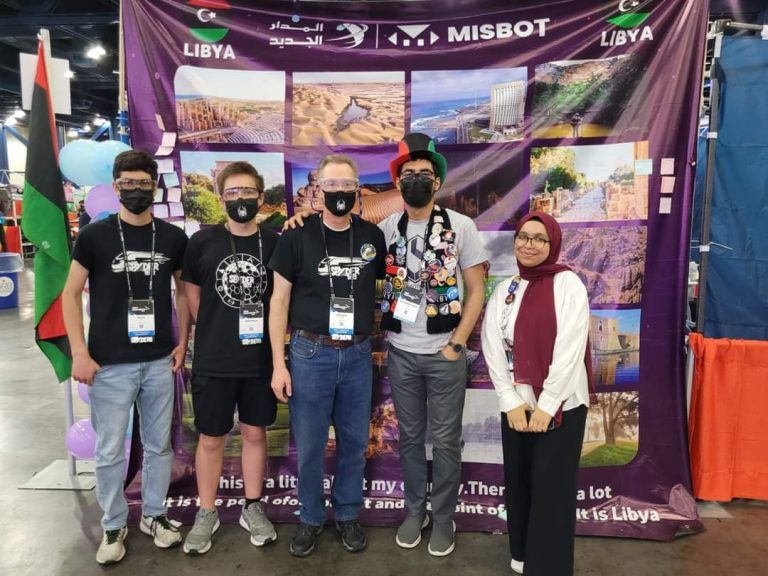 Ghofran LYBOTICS Geniuses Team Tripoli Femlate Libya to the United States